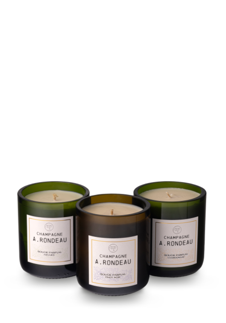 Bougie naturelle aux senteurs champenoises